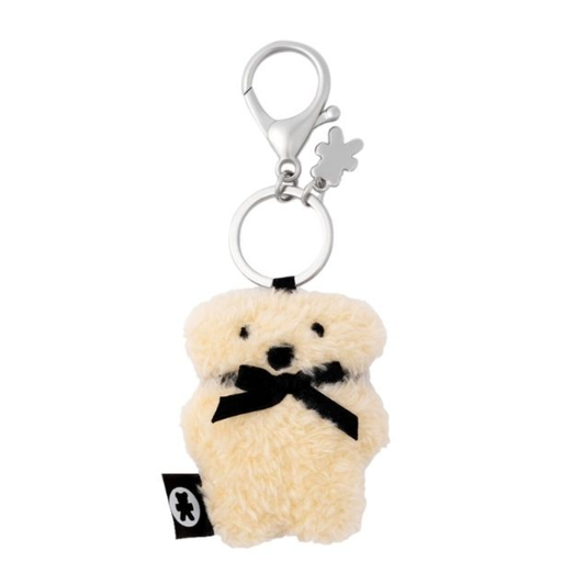 FLATOUT Bear - Key Ring | Milk
