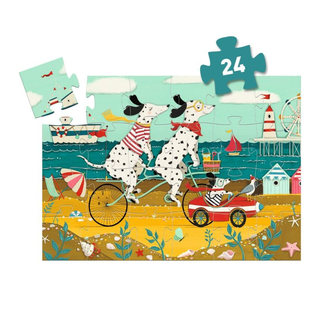Djeco Ollie the Dalmatian 24pc Silhouette Puzzle