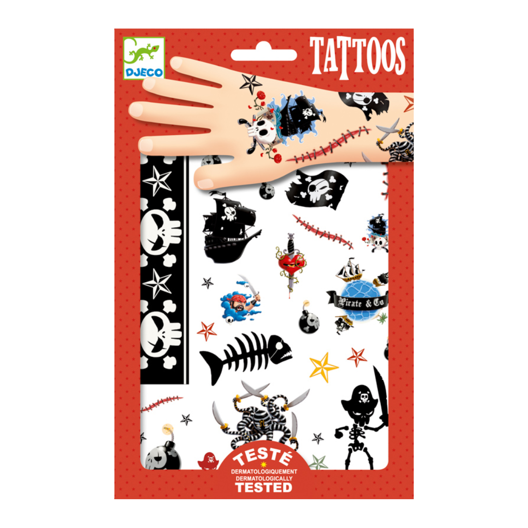 Djeco 50+ Pirates Tattoos
