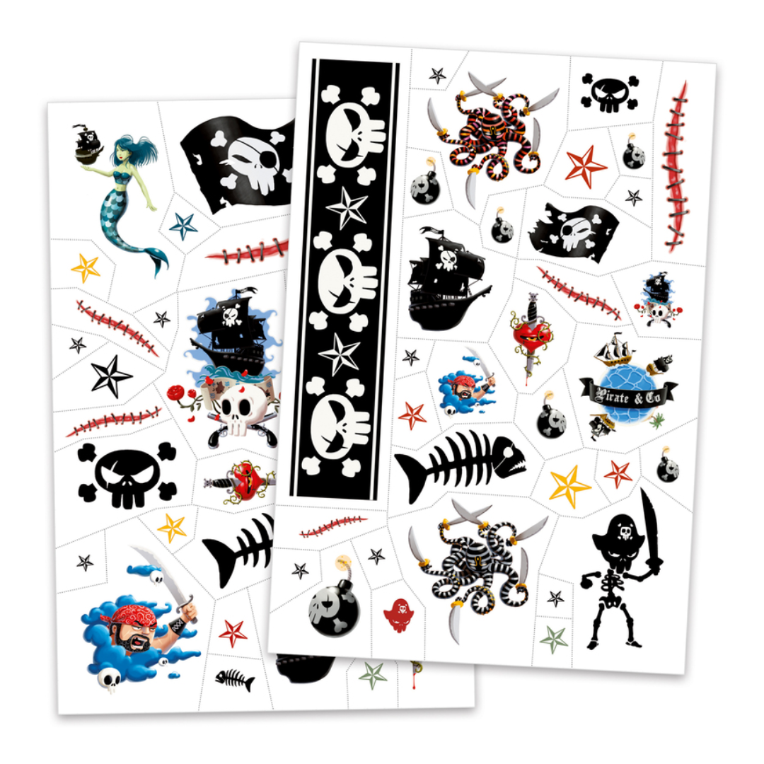 Djeco 50+ Pirates Tattoos