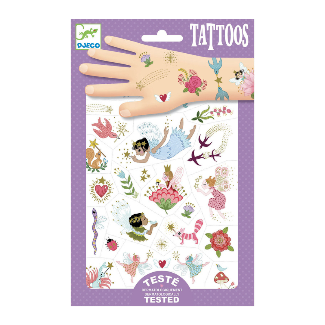 Djeco 50+ Fairy Friends Tattoos