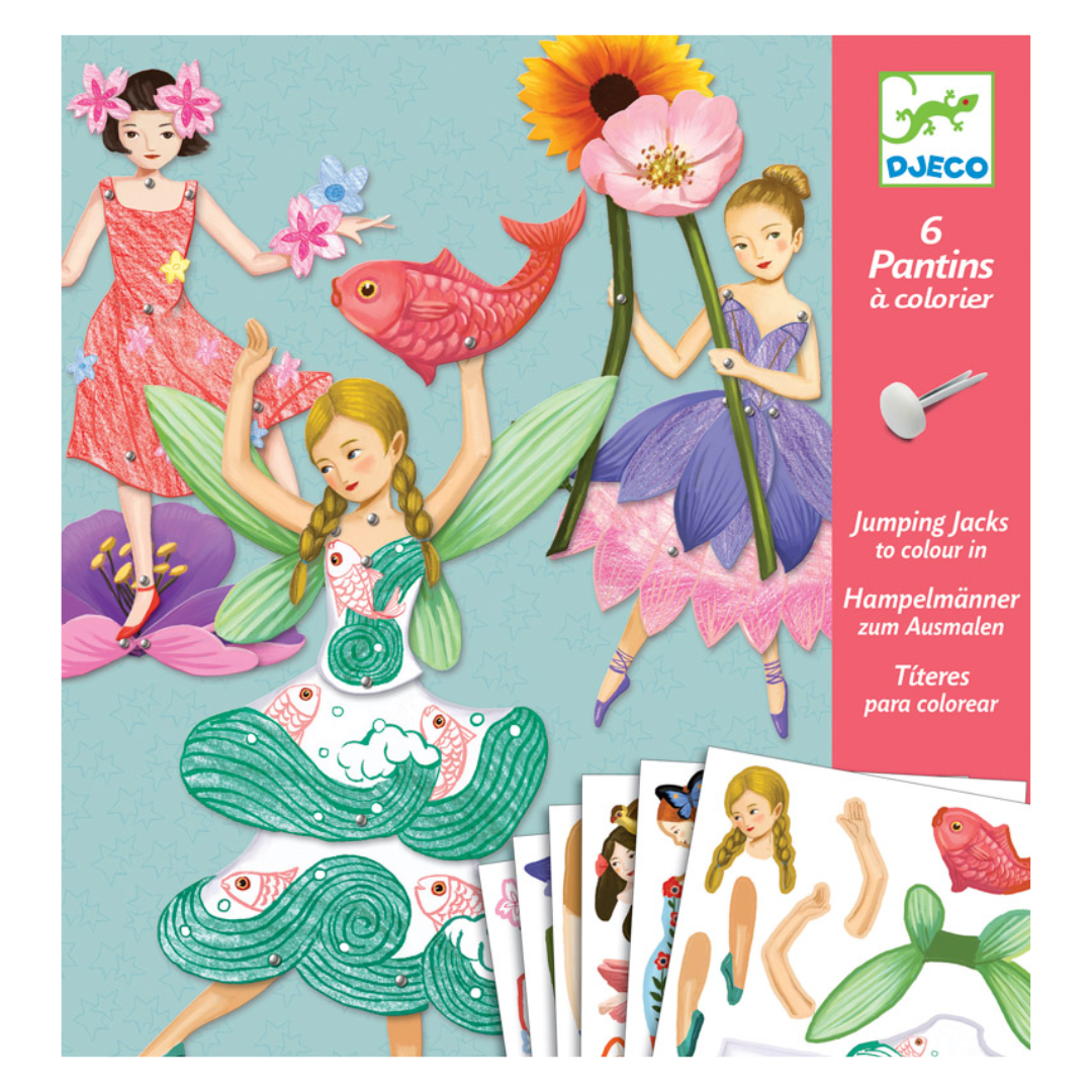 Djeco Fairies Paper Puppets