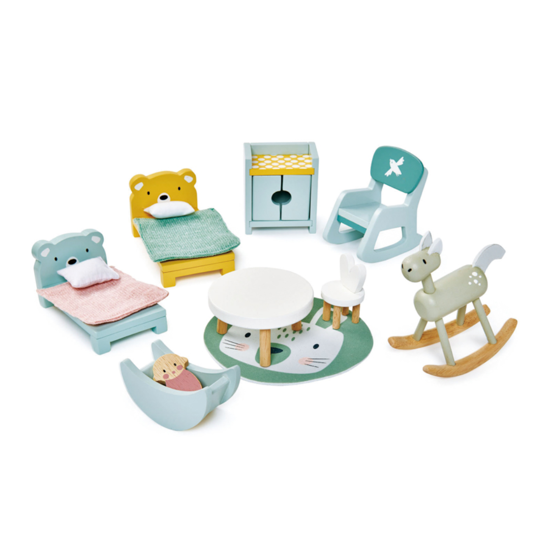 Tender Leaf Wooden Dovetail Kids Room Set