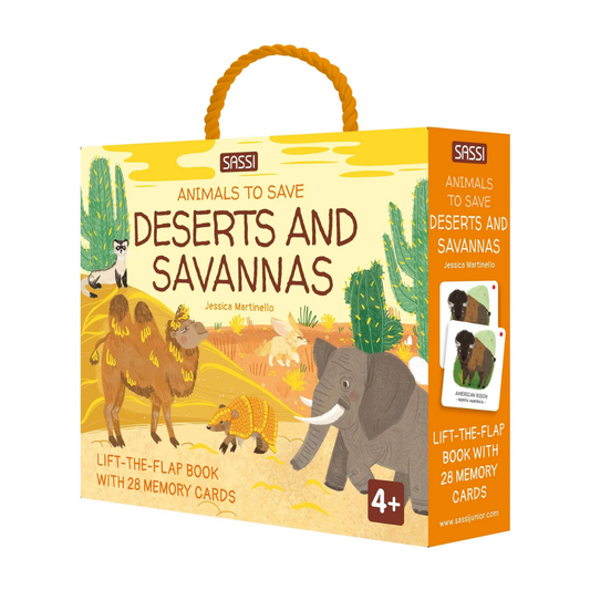 Sassi Games - Memory Matching - Animals to Save | Deserts and Savannahs