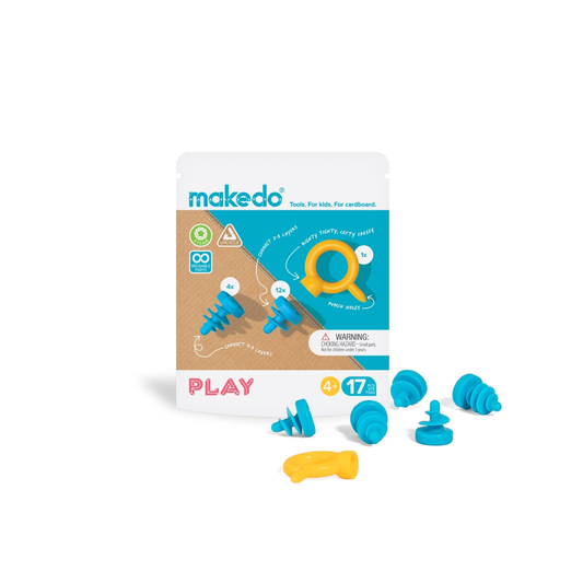 Makedo Play Kit - Cardboard Construction Mini Kit