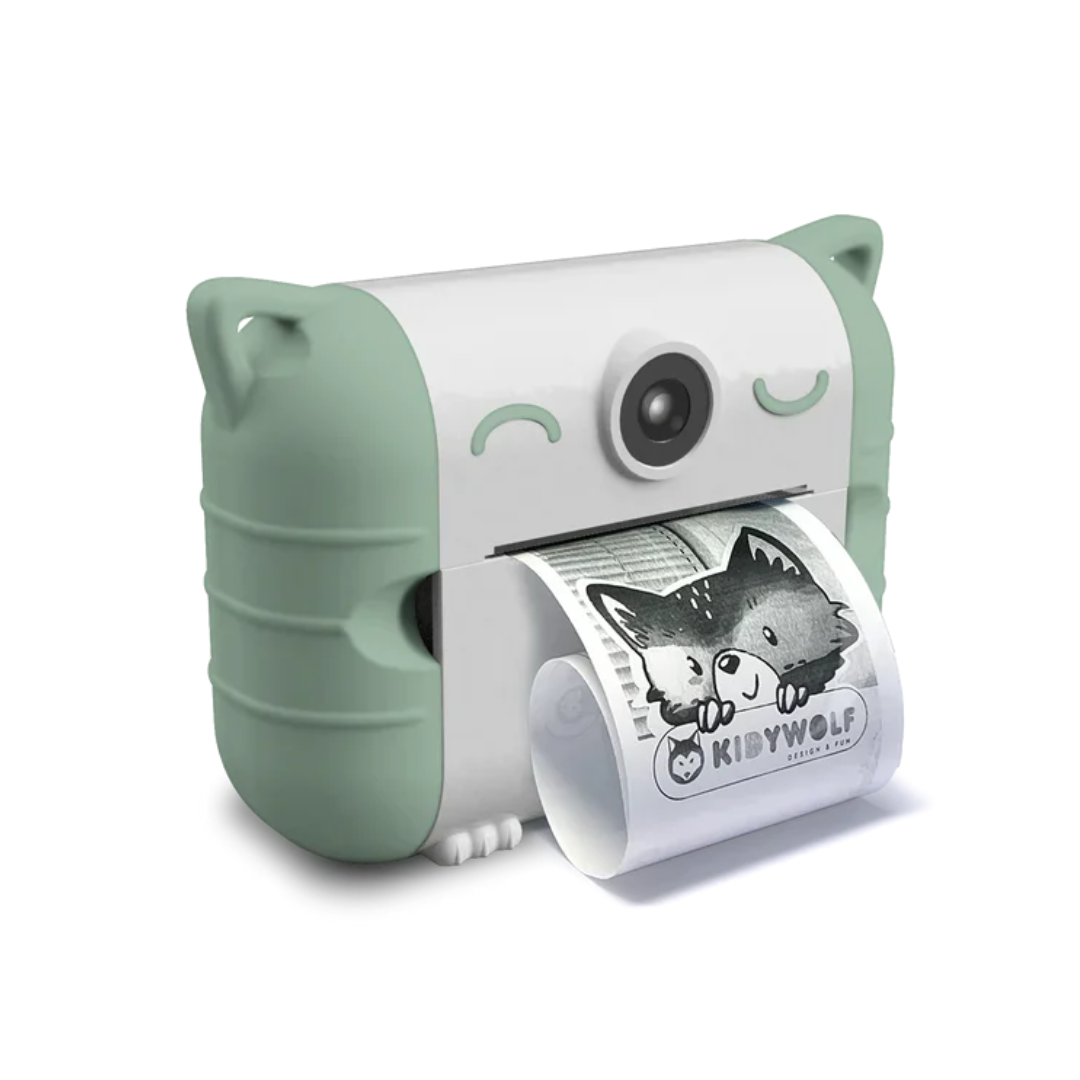 Kidywolf - Kidyprint Themal Printing Camera | Green