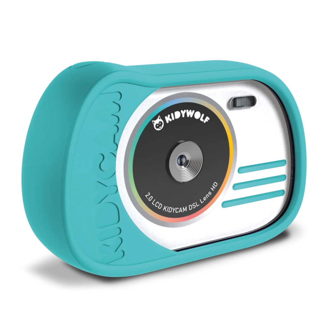 Kidywolf - Kidycam Waterproof Kids Camera | Cyan