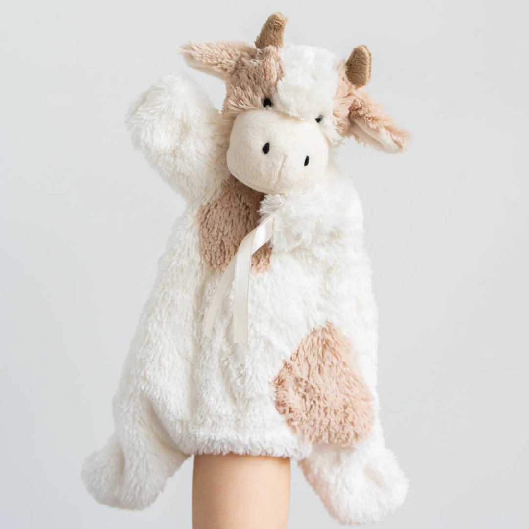 Nana Huchy - Clover the Cow Hoochy Coochie Puppet Comforter | Beige
