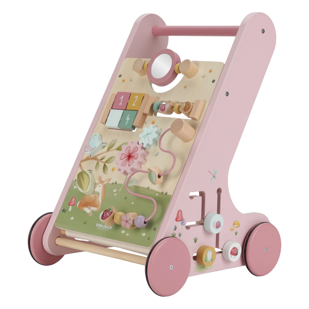 Little Dutch - Fairy Garden | Wooden Multi-Activity Walker