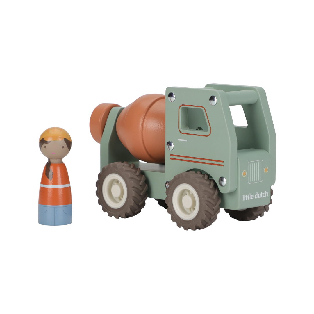 Little Dutch - Wooden Cement Truck