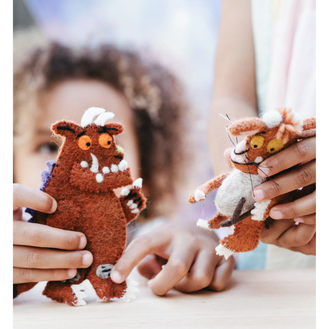 Tara Treasures - The Gruffalo's Child Finger Puppets Set