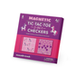 Crocodile Creek - Magnetic Game Tic Tac Toe & Checkers | Unicorn