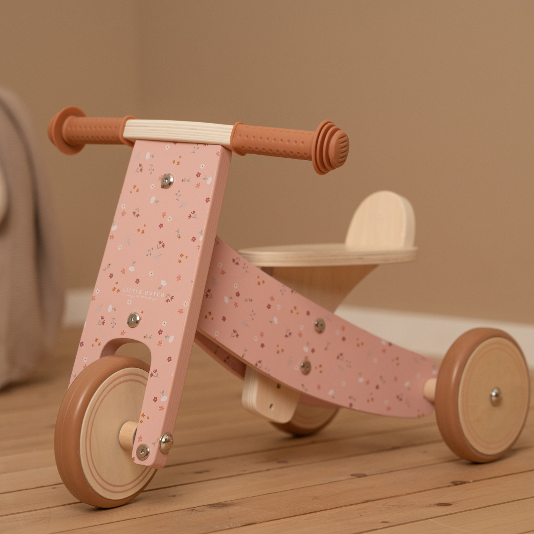 Little Dutch - Wooden Tricycle | Pink