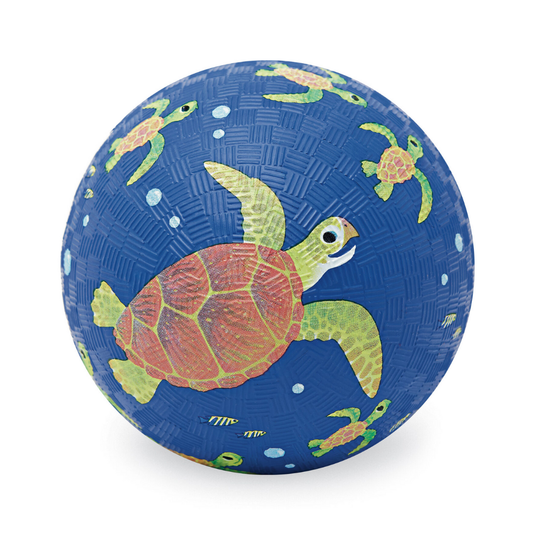 Crocodile Creek Playground Ball Sea Turtle 7"