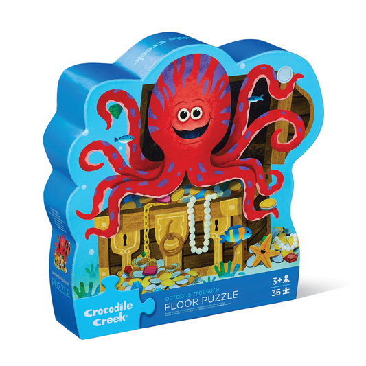 Crocodile Creek - Classic Floor Puzzle - Octopus Treasure | 36 Piece