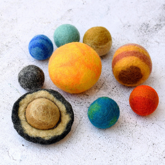 Tara Treasures - Solar System Space Felt Planets