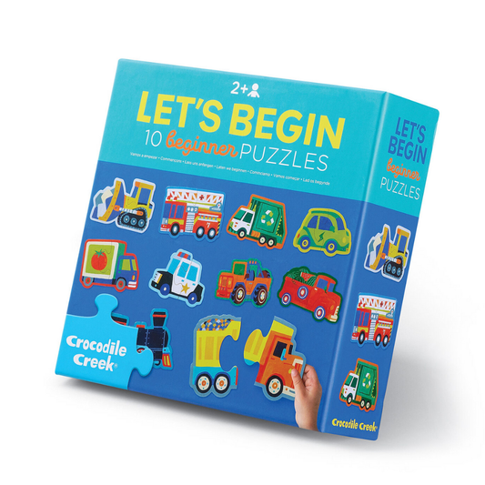 Crocodile Creek - Let’s Begin Puzzle - Vehicles (2026 Edition)