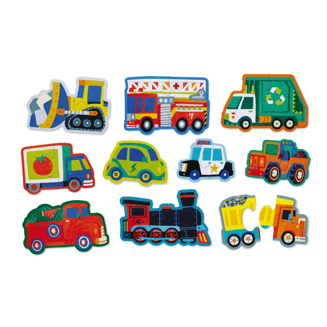 Crocodile Creek - Let’s Begin Puzzle - Vehicles (2026 Edition)