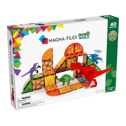 Magna-Tiles Dino World - 40 Piece Set