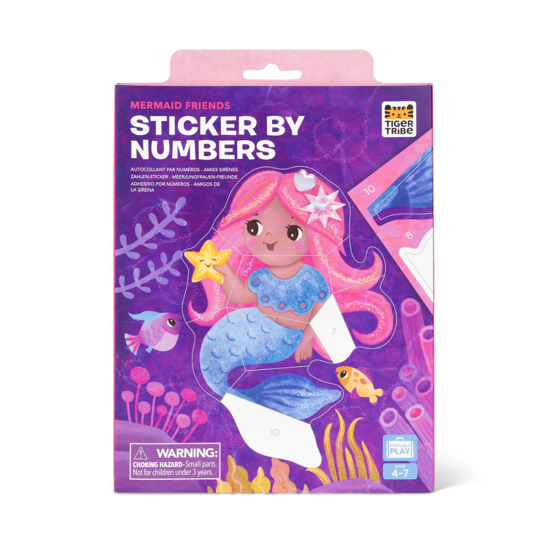 Tiger Tribe Sticker by Numbers - Mermaids