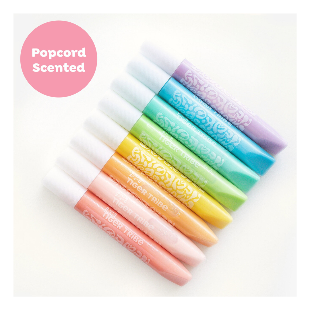 Tiger Tribe Puffy Popcorn Pens