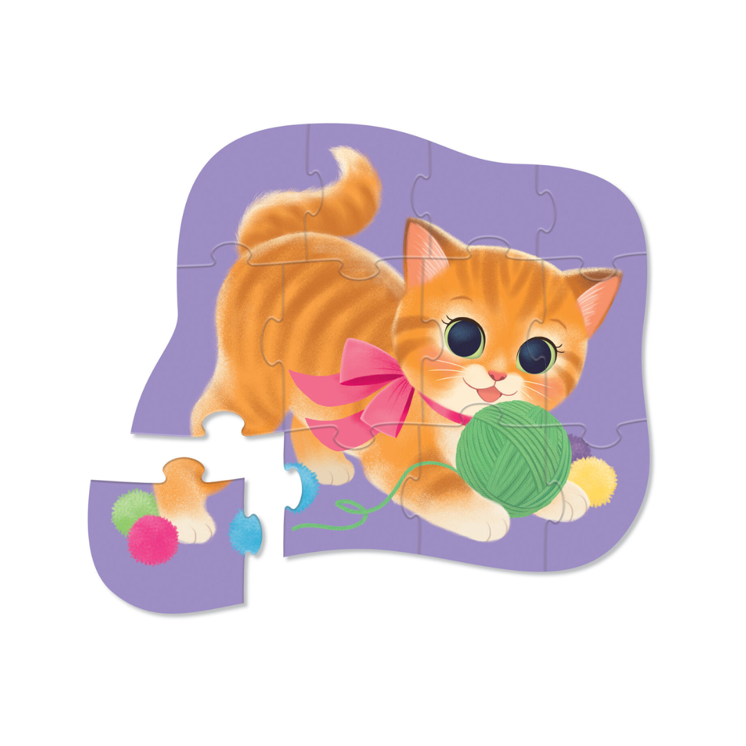 Crocodile Creek - Mini Puzzle - Cute Kitten