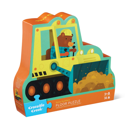 Crocodile Creek - Classic Floor Puzzle - Busy Builders | 36 Piece