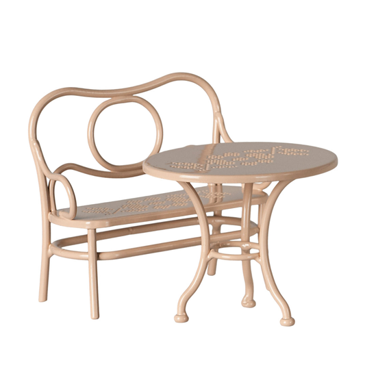 Maileg Cafe Set Mouse - Big | Pale Pink