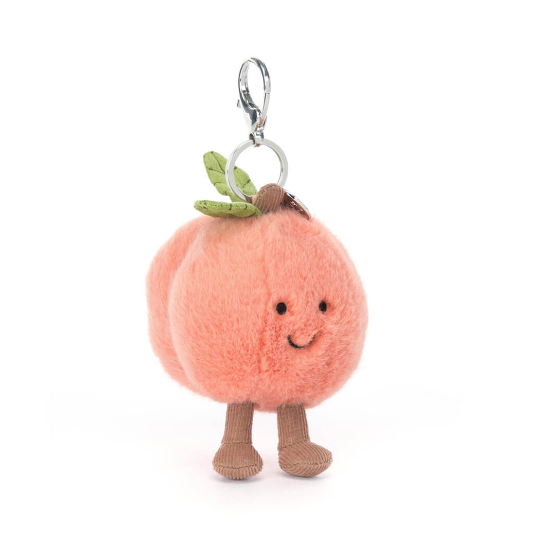Jellycat Amusables - Peach Bag Charm