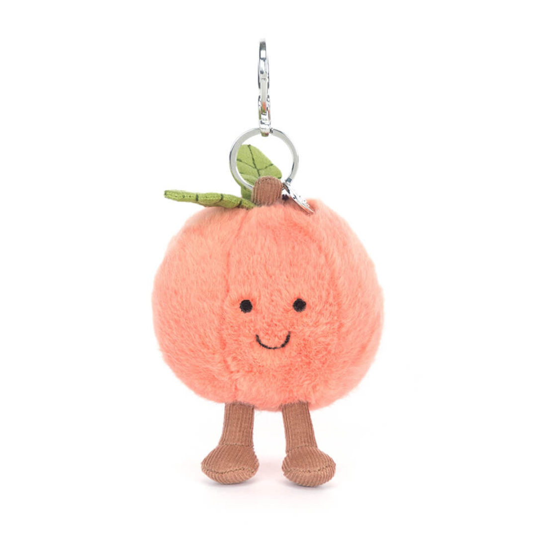 Jellycat Amusables - Peach Bag Charm