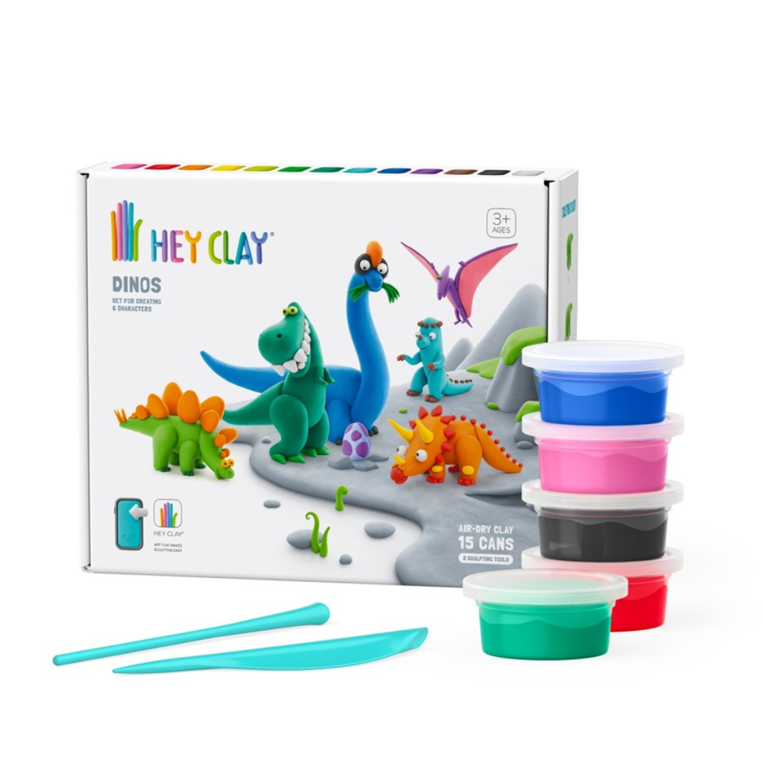 Hey Clay - Dino Set (15 Cans) – K and K Creative Toys