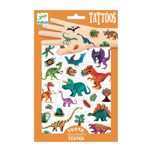 Djeco 50+ Dino Club Tattoos