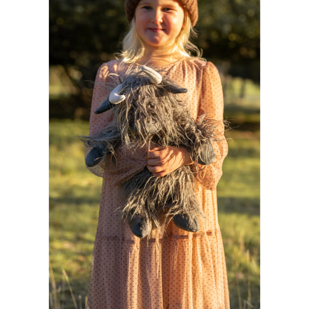 Nana Huchy - Henry the Highland Cow | Charcoal