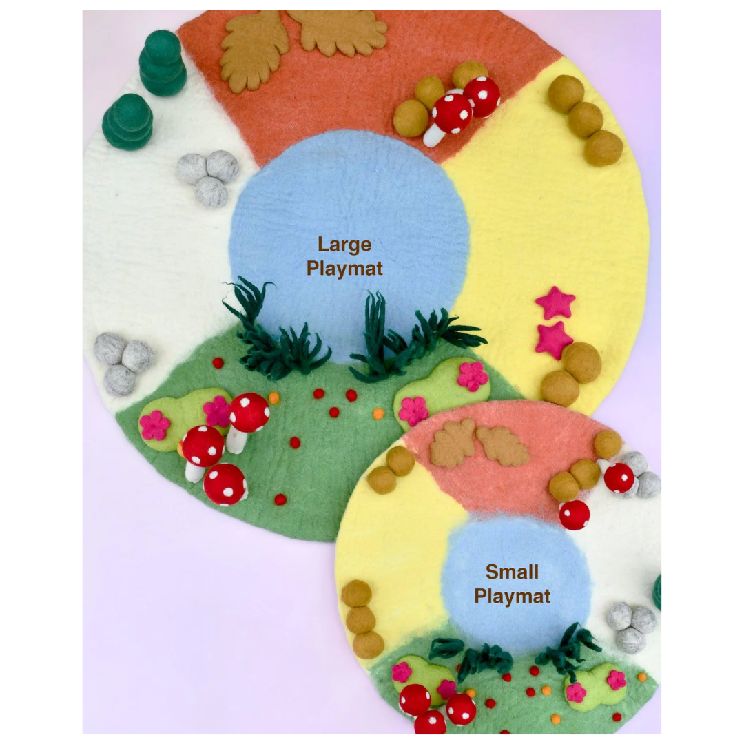 Tara Treasures - Four Seasons Play Mat Playscape (Large 80cm Diameter)