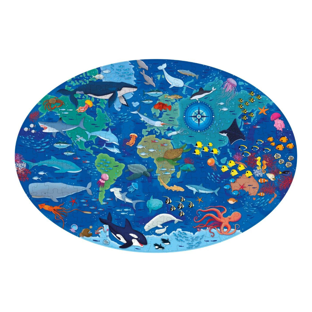 Sassi Travel, Learn and Explore - Puzzle and Book Set - The Sea