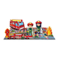 Sassi 3D Puzzle and Book Set - Learn Shapes with Firefighters