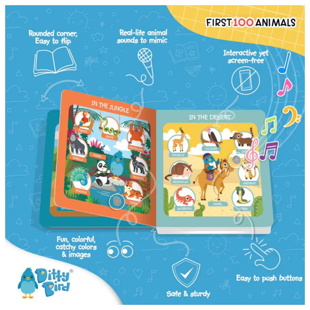 Ditty Bird - First 100 Animals