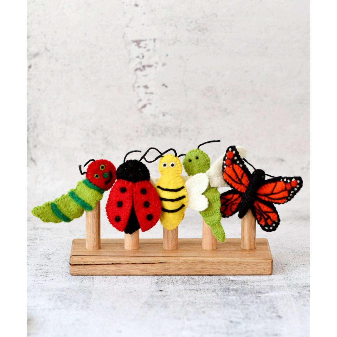 Tara Treasures - Insects and Bugs Finger Puppet Set