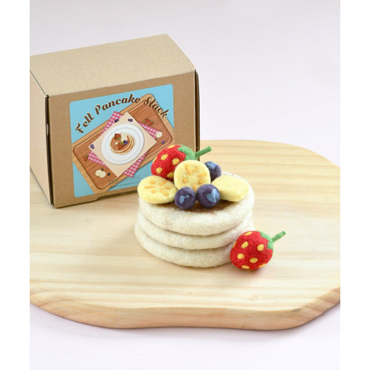 Tara Treasures - Felt Pancake Stack Play Food Set