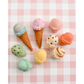 Tara Treasures - Felt Ice Cream Set - Waffle Cones and 9 Ice Cream Scoops