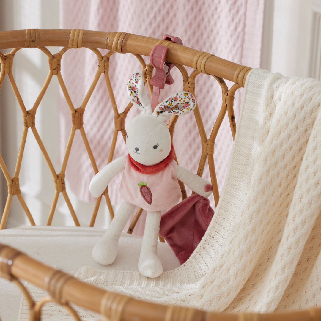 Jiggle & Giggle - Hugglies Bunny Clip-On Toy