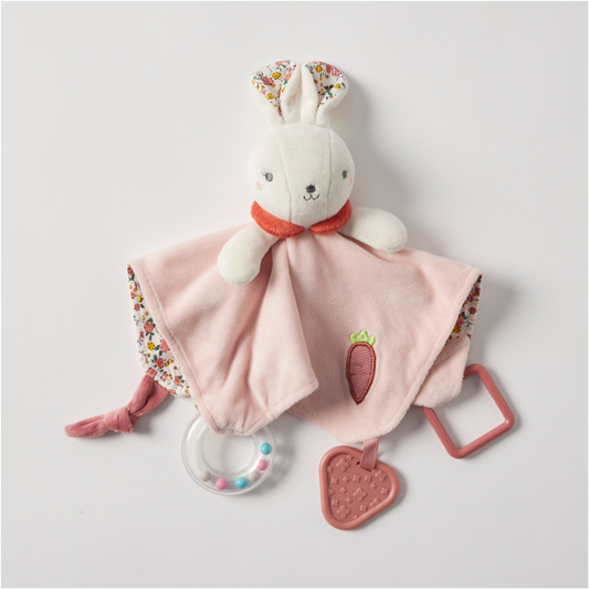 Jiggle & Giggle - Hugglies Bunny Rattle Comforter