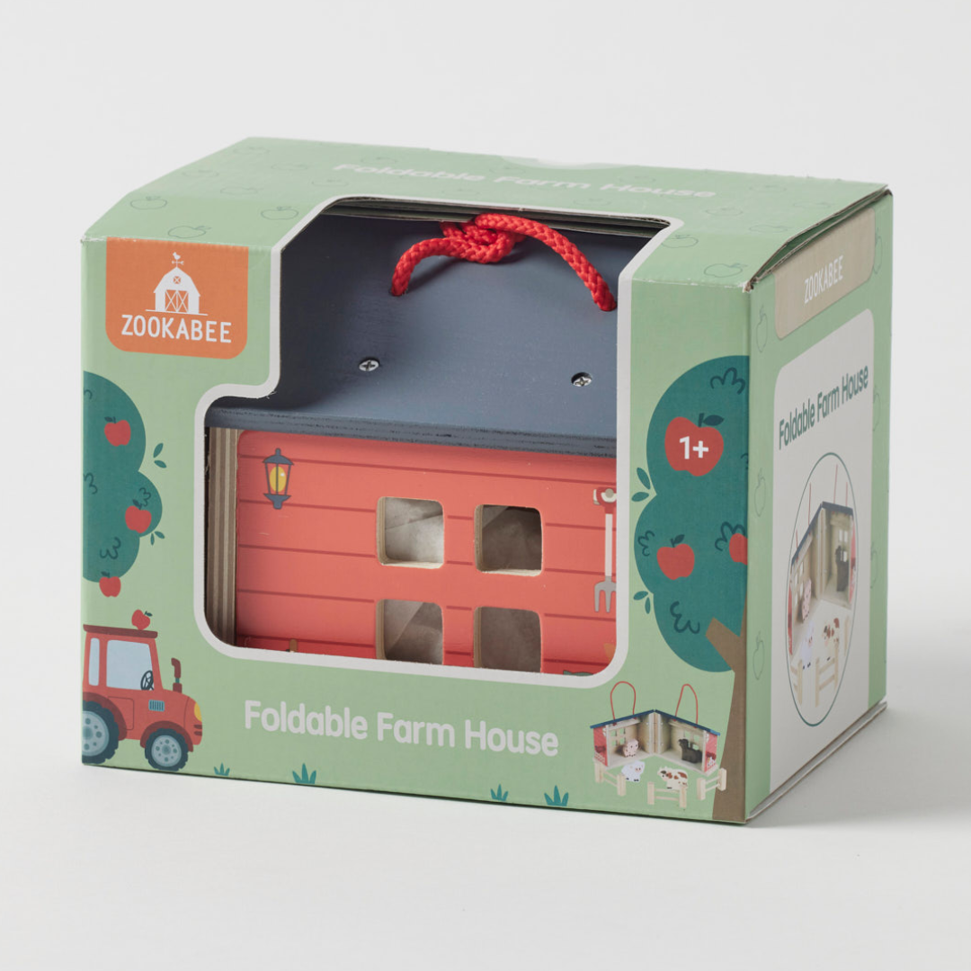Zookabee - Wooden Foldable Farm House