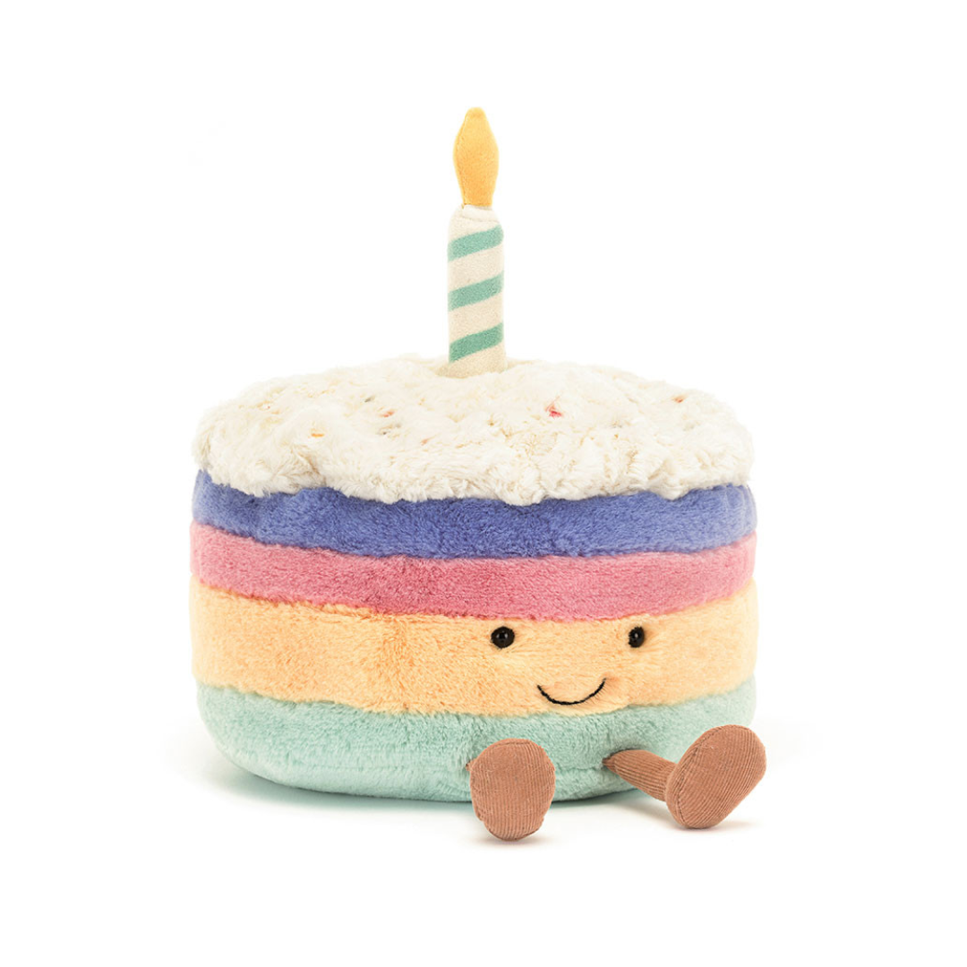 Jellycat Amusables - Rainbow Birthday Cake
