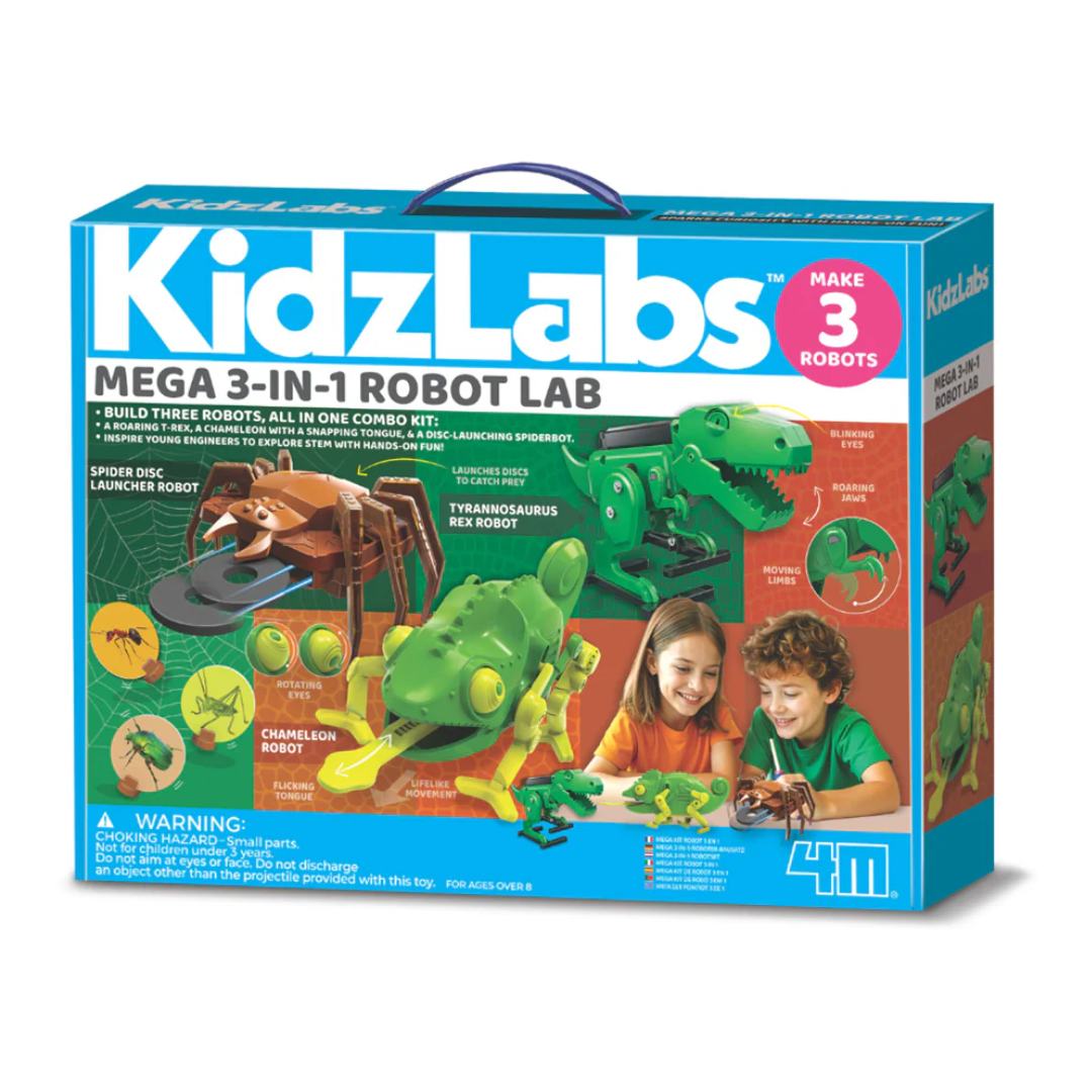 4M KidzLabs Mega 3 in 1 Robot Lab