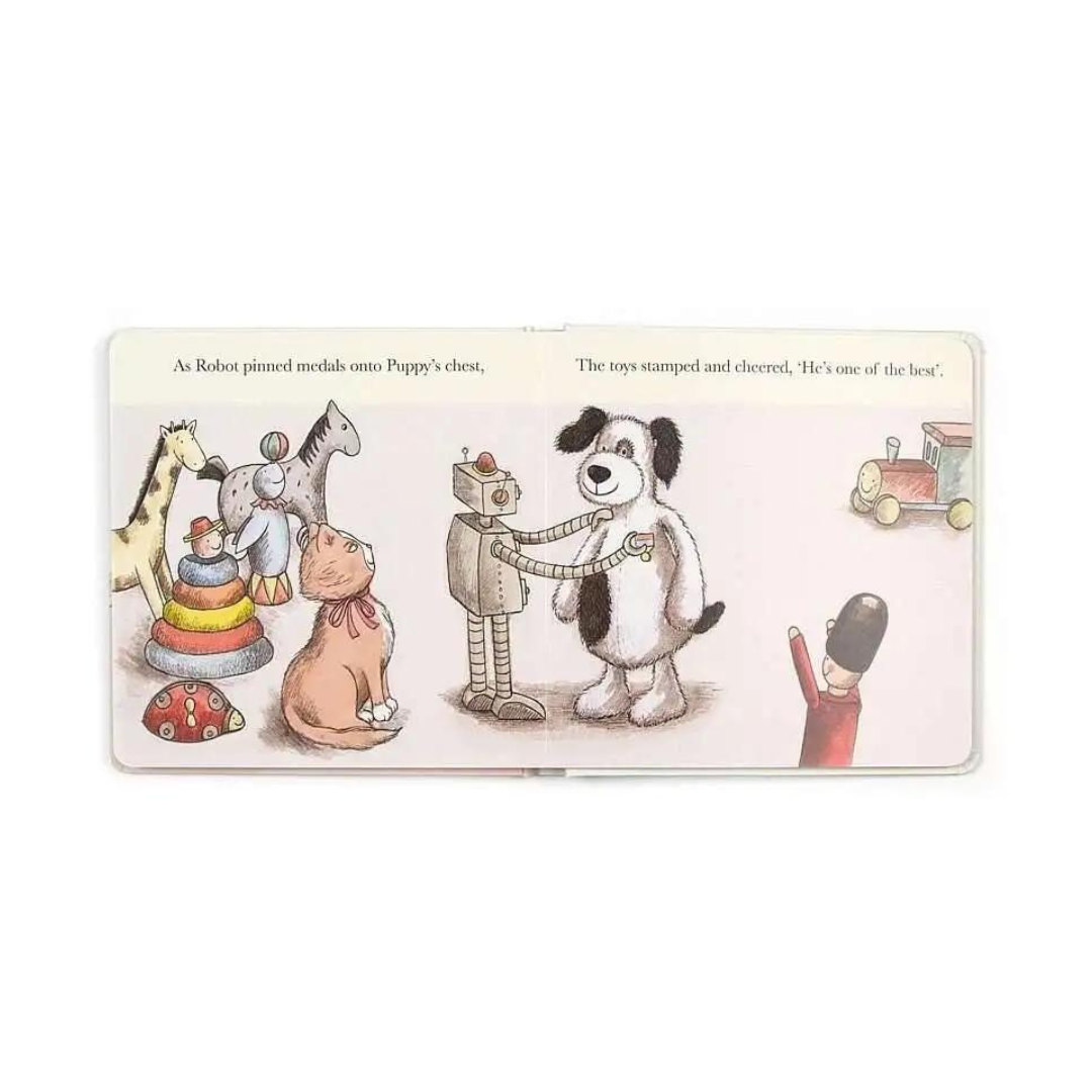 Jellycat Scruffy Puppy Book
