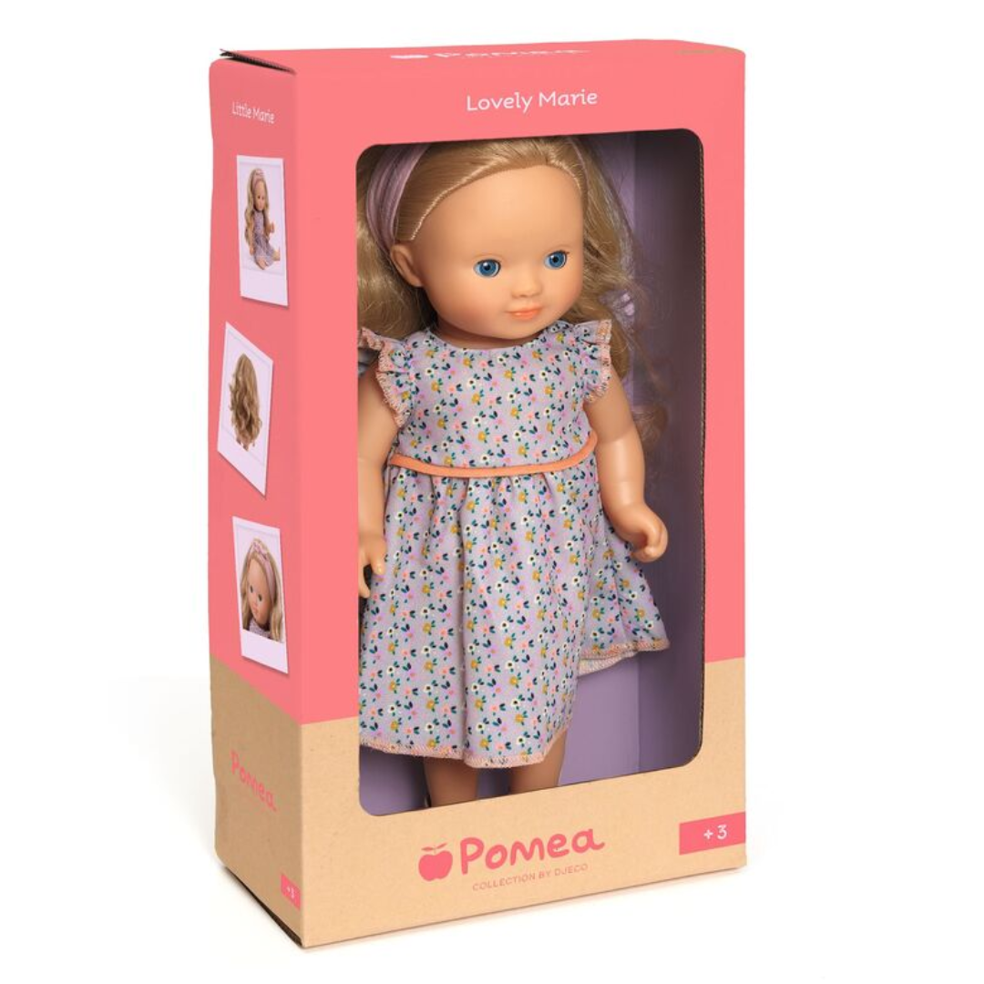 Djeco 32cm Pomea Lovely Marie Blonde Hair Doll