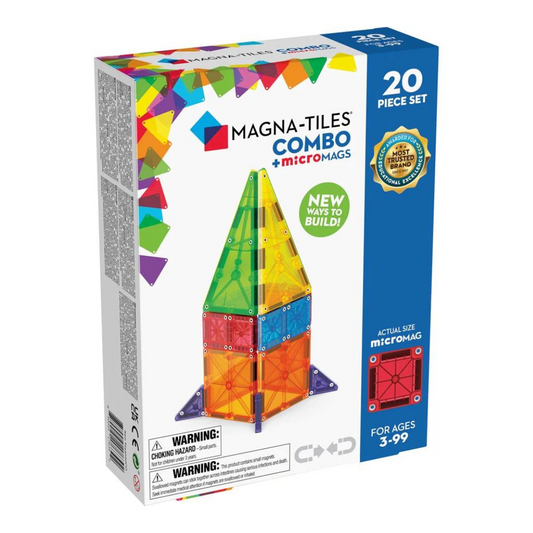 Magna-Tiles Combo + microMAGS - 20 Piece Set
