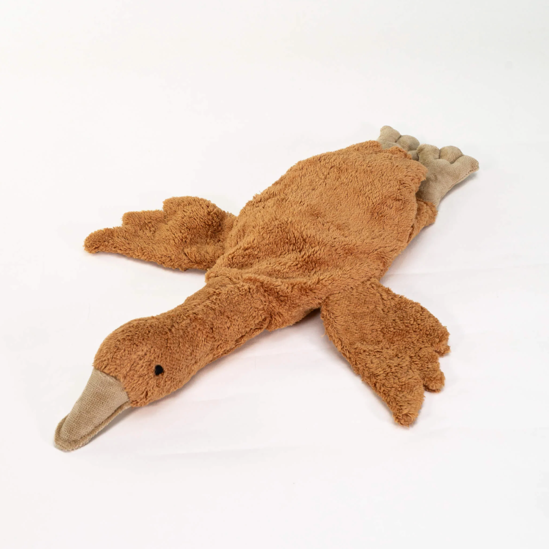 SENGER Cuddly Animal - Goose Small Rust Limited Edition with Removable Heat/Cool Pack