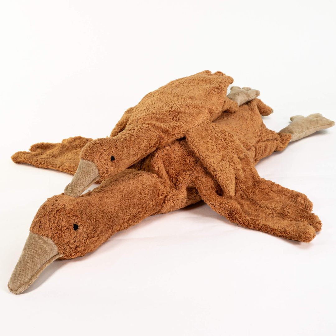 SENGER Cuddly Animal - Goose Small Rust Limited Edition with Removable Heat/Cool Pack